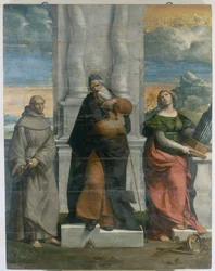 S. Antonio Padovából, S. Antonio Abate és S. Cecilia